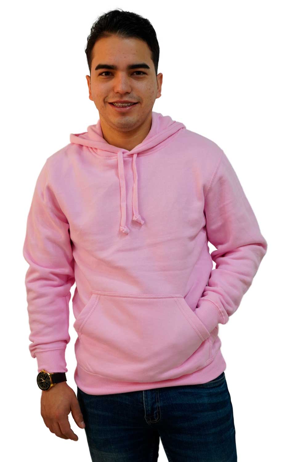 Polerón tipo canguro hombre