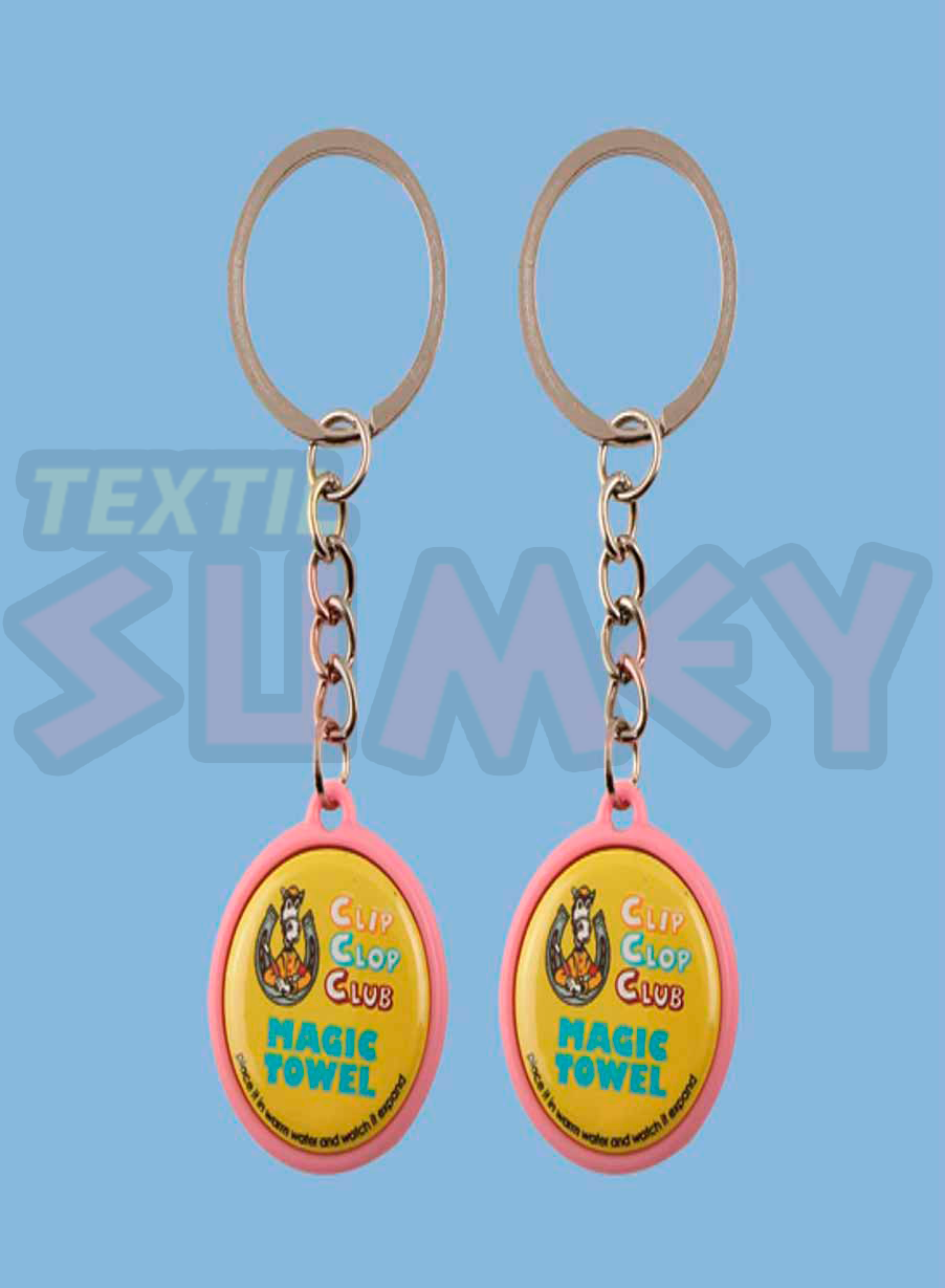 Chapa Llavero Ambas Caras Color Bolsa 100 unidades