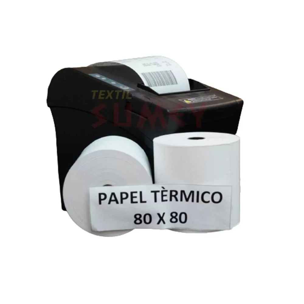 Papel Térmico 80x80 mm
