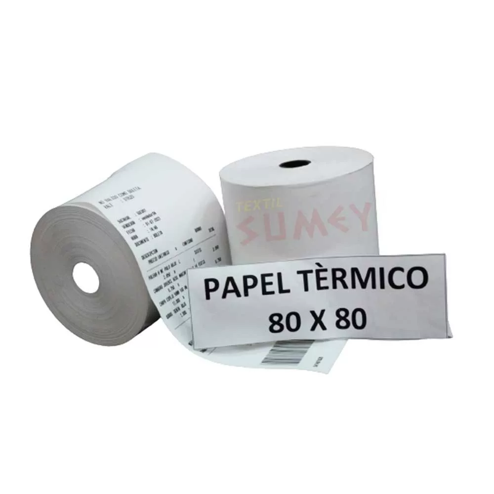 Papel Térmico 80x80 mm - Imagen 2