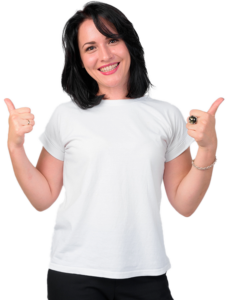 Polera textil blanca para sublimar