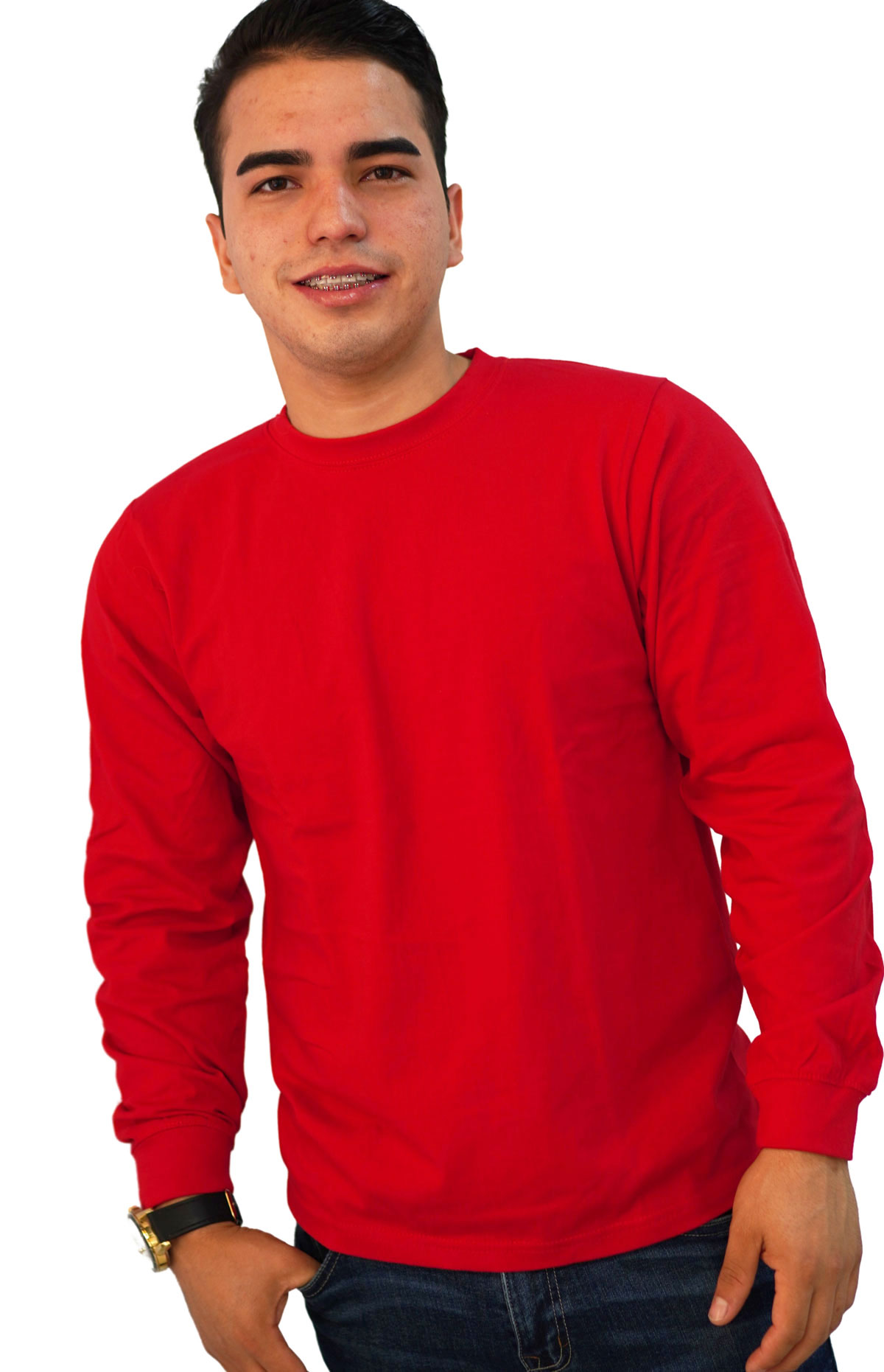 Polera hombre cuello polo M/L